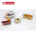 5Pieces Set Food Storage Glass Containers